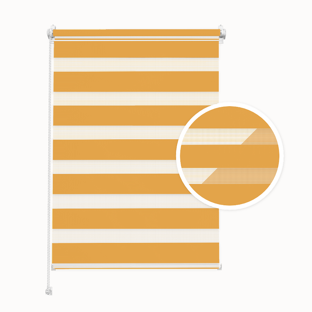 Doppelrollo Tag & Nacht – Pastellorange