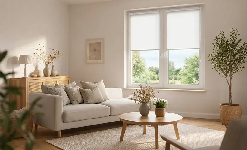 Wohnzimmer im skandinavischen Stil