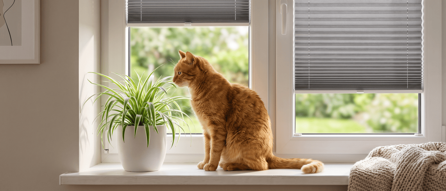 Pflanzen, Katze und Fenster – wie lassen sich die Bedürfnisse aller Bewohner an einem Fenster miteinander vereinbaren?