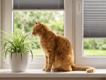 Pflanzen, Katze und Fenster – wie lassen sich die Bedürfnisse aller Bewohner an einem Fenster miteinander vereinbaren?