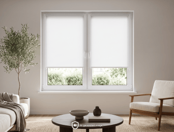 Minimalist interior – when are roller blinds better than curtains?