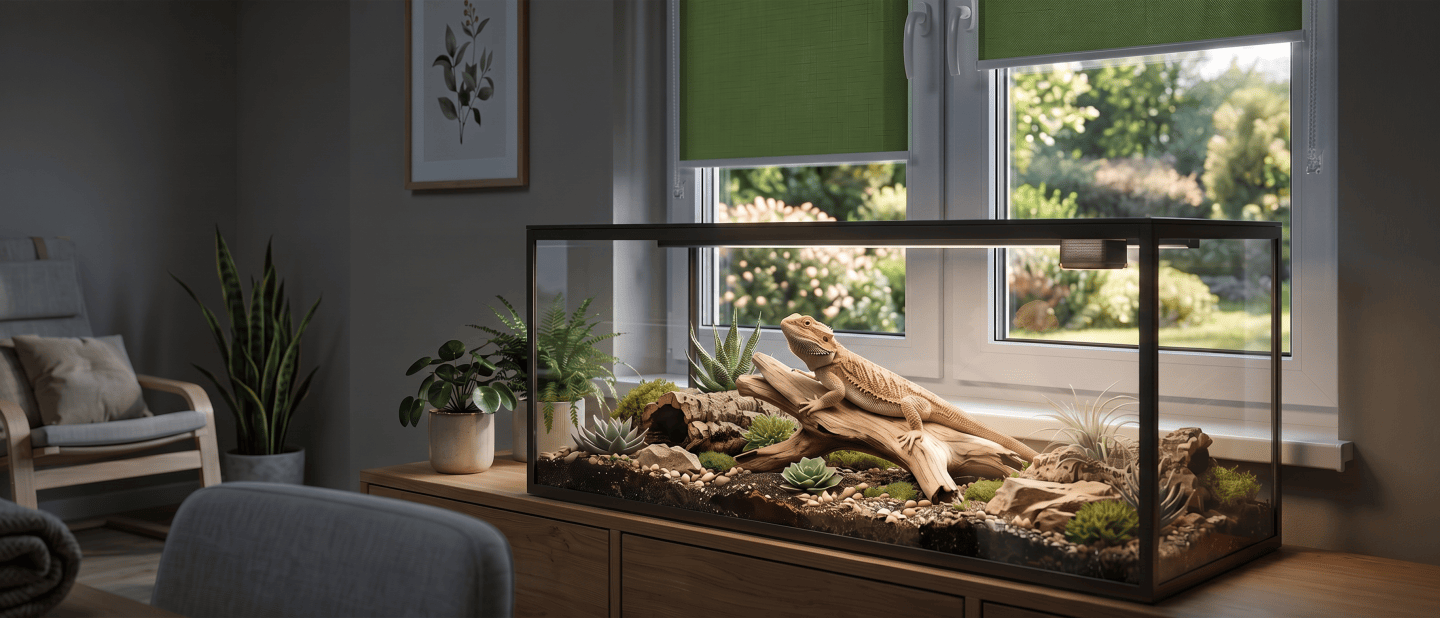 Aquarium und Terrarium am Fenster – wie schützen Sie Tiere vor Sonne und Überhitzung?