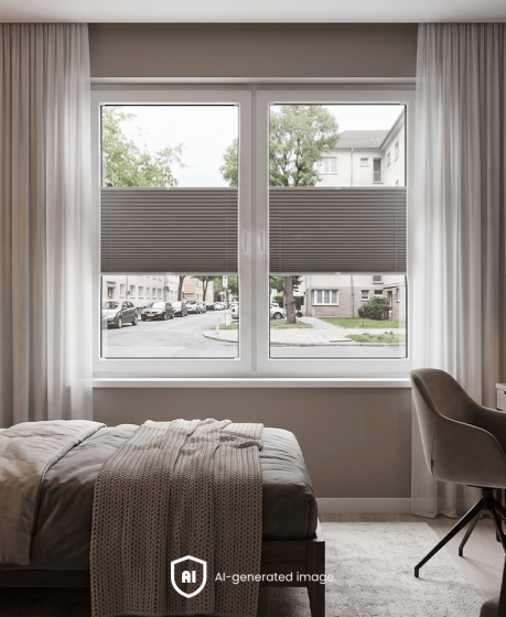 Ground-floor apartment – how can you maintain privacy without covering the entire window?