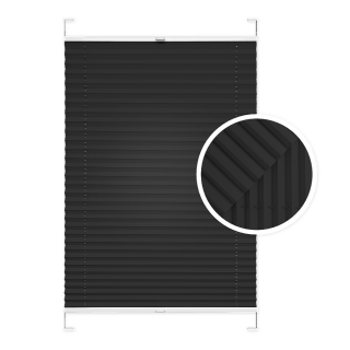 Plissee Schwarz