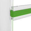 Green Window Pleated Blind