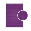 Plum Window Pleated Blind