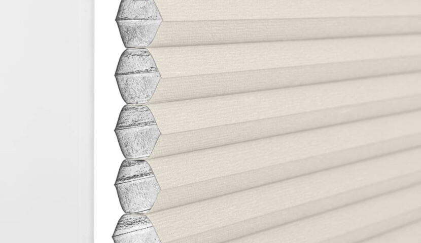 Wabenplissee Elfenbein