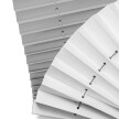 Verdunkelungsplissee Premium Silber