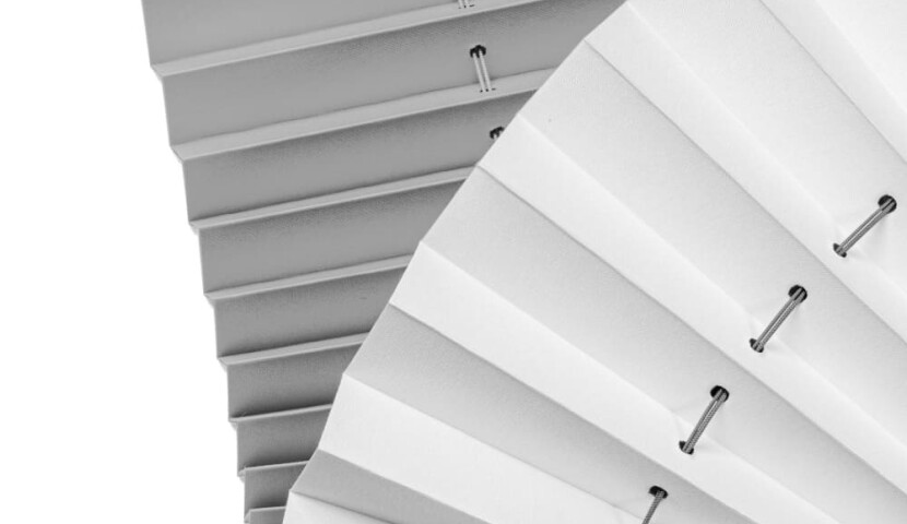 Verdunkelungsplissee Premium Silber