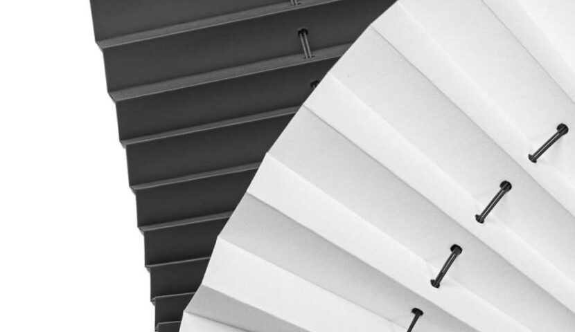 Verdunkelungsplissee Premium Hellgrau