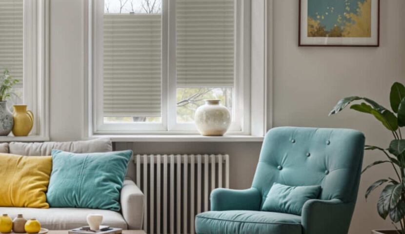 Verdunkelungsplissee Premium Creme