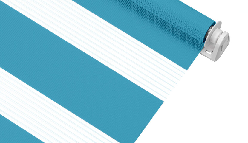 Doppelrollo Tag & Nacht – Himmelblau