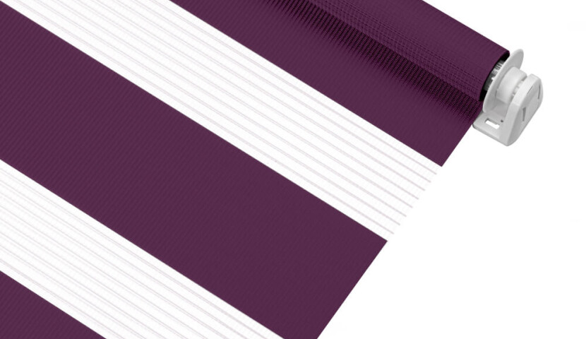 Doppelrollo Tag & Nacht – Pflaume