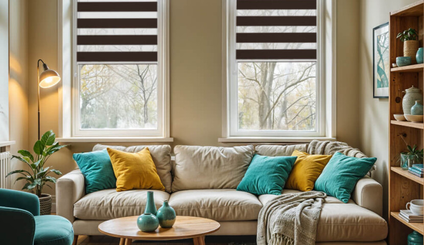 Brown Day and Night Blind