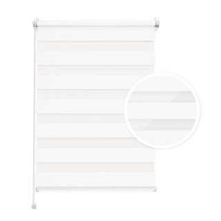 Doppelrollo Tag & Nacht – Weiß