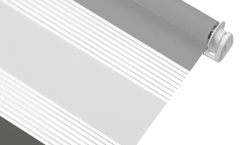 Dark Grey–Light Grey–Ash Grey Day and Night Blind