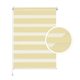 Doppelrollo Tag & Nacht – Pastellgelb