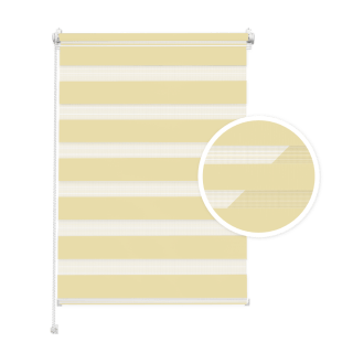 Pastel Yellow Day and Night Blind