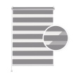 Doppelrollo Tag & Nacht – Grau