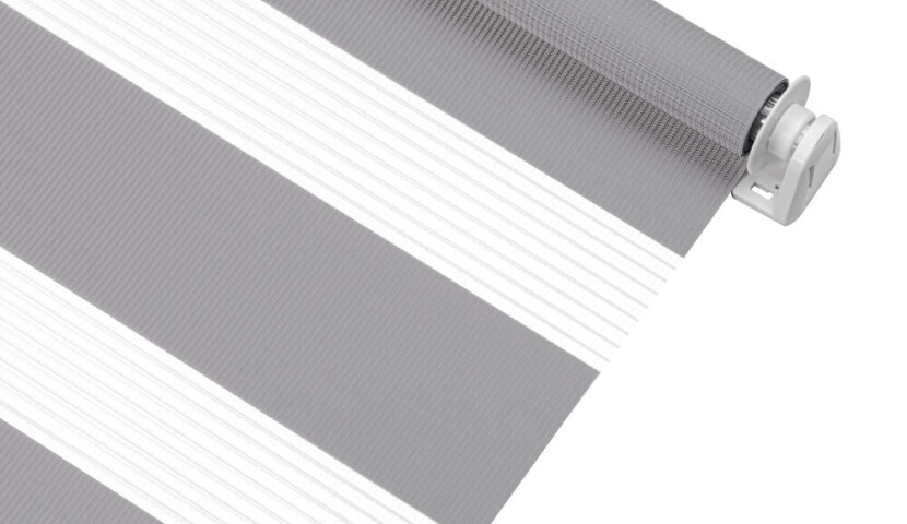 Doppelrollo Tag & Nacht – Grau