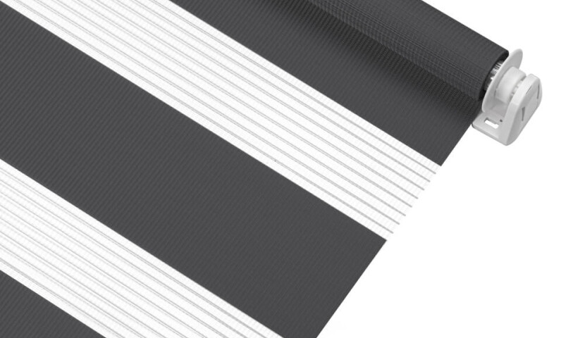 Anthracite Day and Night Blind