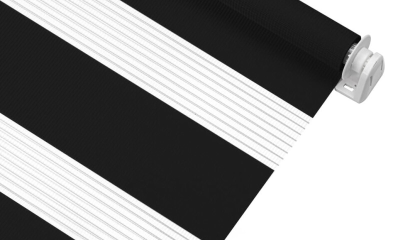 Doppelrollo Tag & Nacht – Schwarz