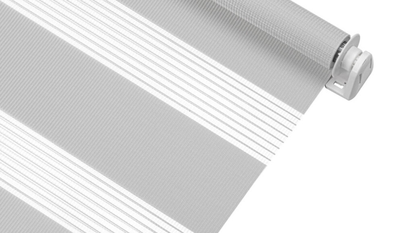 Doppelrollo Tag & Nacht – Hellgrau