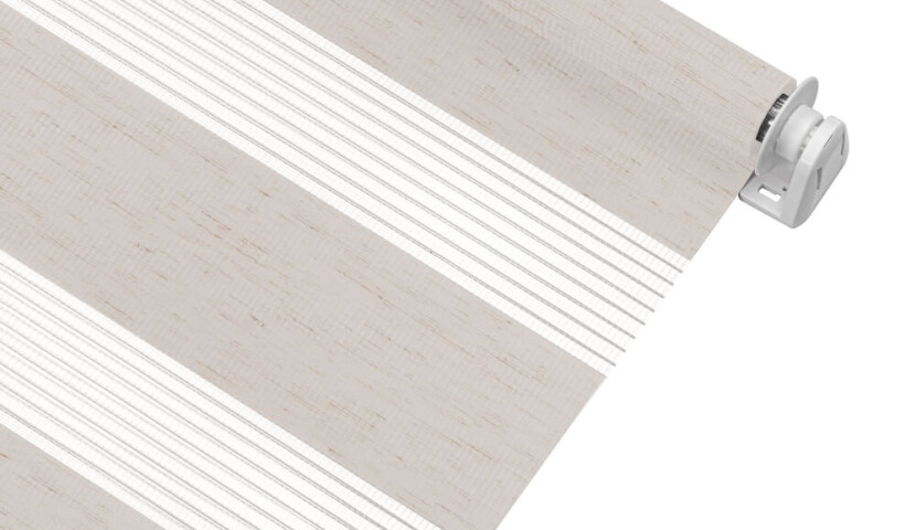 Doppelrollo Tag & Nacht – Cremefarben