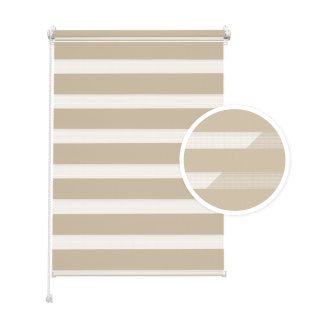 Doppelrollo Tag & Nacht – Sandstrand