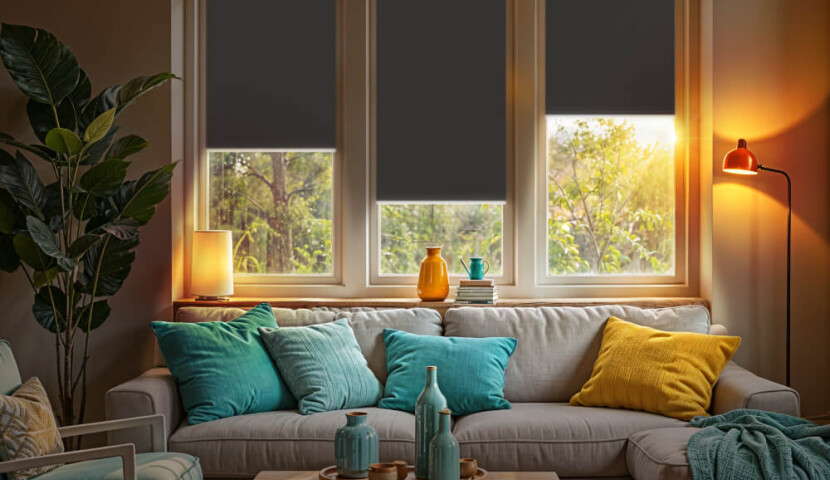 Verdunkelungsrollo Graphite (Farbe)