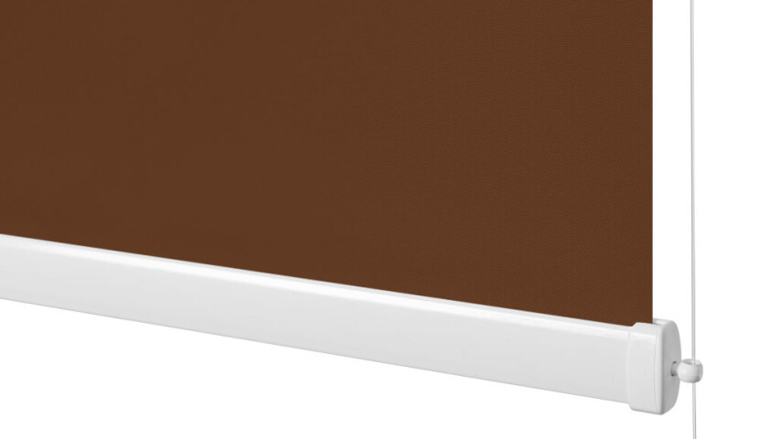 Brown Blackout Roller Blind (Silver Backing)