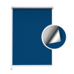 Verdunkelungsrollo Blau (Silber)