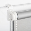 Light Linen Blackout Roller Blind (Silver Backing)
