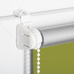 Green Blackout Roller Blind (Silver Backing)