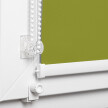 Green Blackout Roller Blind (Silver Backing)