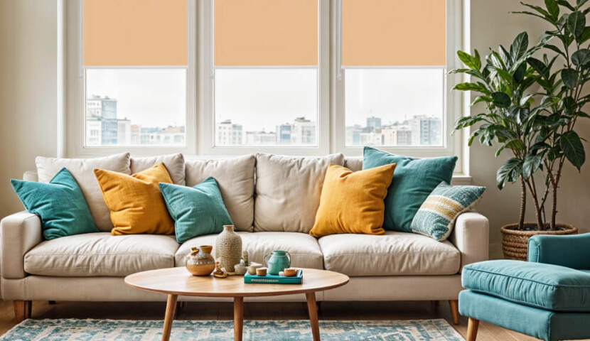 Apricot Standard Roller Blind