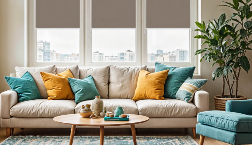 Mini Standard Rollo Walnussbraun