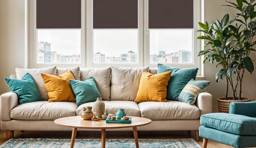 Rosewood Standard Roller Blind