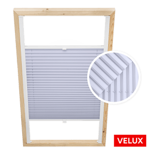 Velux Dachfenster-Plissee Grau-Violett