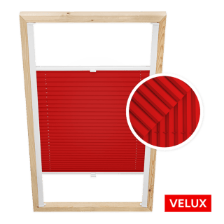 Velux Dachfenster-Plissee Rot
