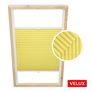 Velux Dachfenster-Plissee Gelb
