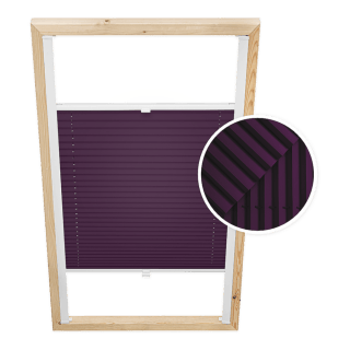 Dachfenster-Plissee Beere
