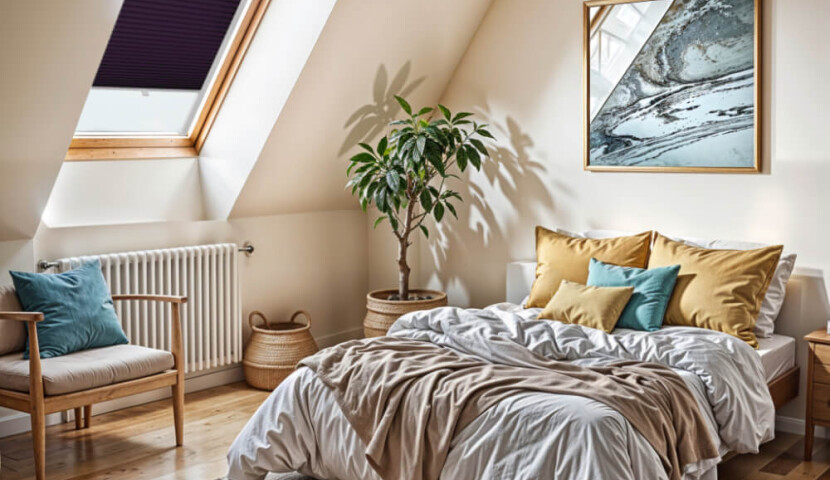 Velux Dachfenster-Plissee Beere