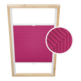 Dachfenster-Plissee Himbeere
