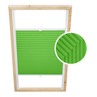 Dachfenster-Plissee Grün