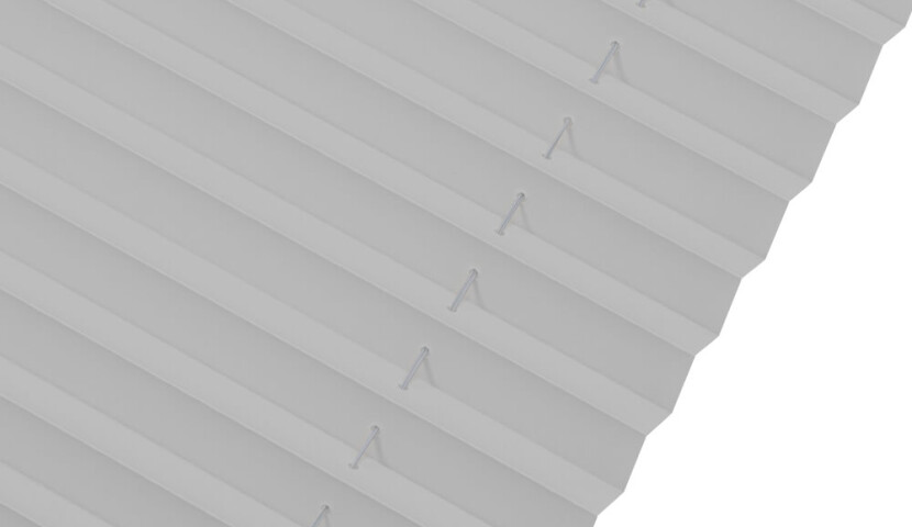 Dachfenster-Plissee Grau