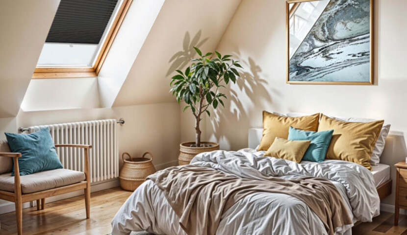 Dachfenster-Plissee Anthrazit