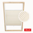 Velux Dachfenster-Plissee Elfenbein