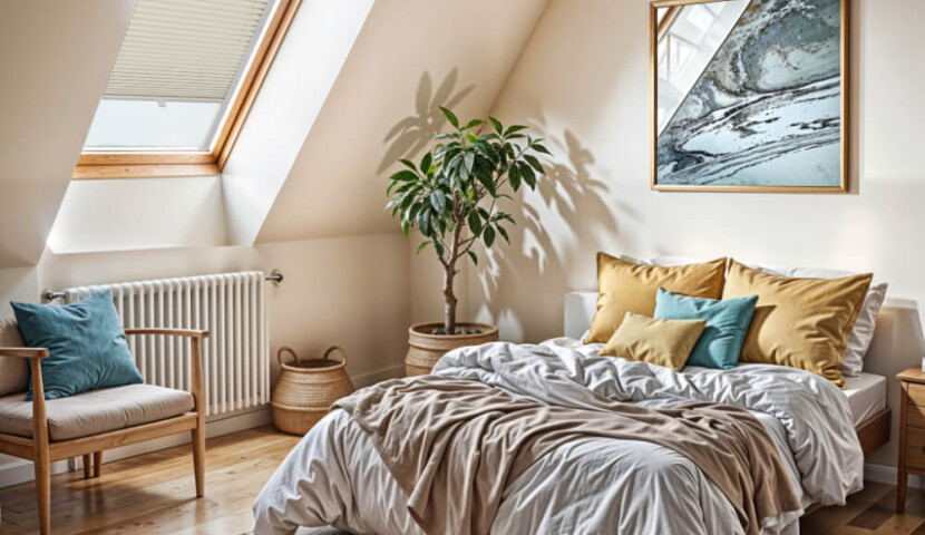 Velux Dachfenster-Plissee Elfenbein