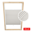 Velux Dachfenster-Plissee Hellgrau
